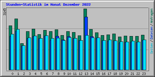 Stunden-Statistik im Monat Dezember 2022